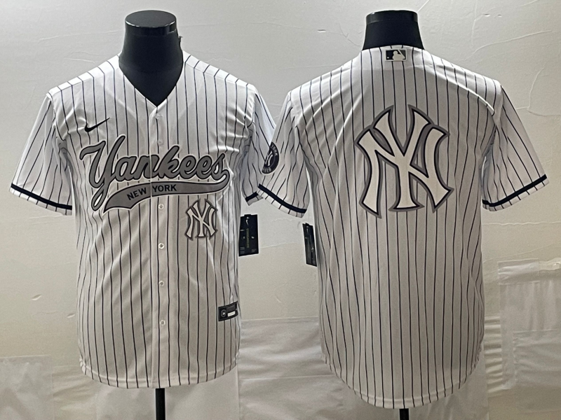 Men's New York Yankees White Team Big Logo Cool Base With Patch Stitched Baseball Jersey Men's New York Yankees White Team Big Logo Cool Base With Patch Stitched Baseball Jersey